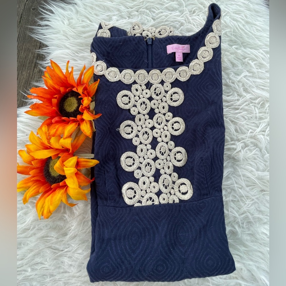 GORGEOUS navy dress Lilly Pulitzer - Picture 5 of 9